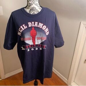 Neil Diamond 2008 'So Good' Fenway Park Boston Tour T-Shirt men's size XL
